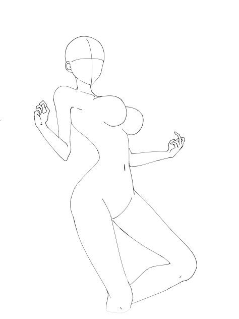 Standing woman pose 01