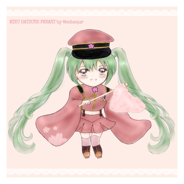 千本桜 初音ミクちゃんファンアート。 - ibisPaint