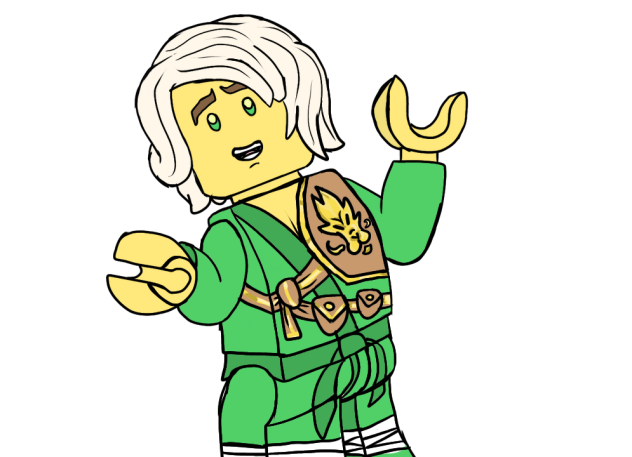 Lloyd in a normal Lego version for once