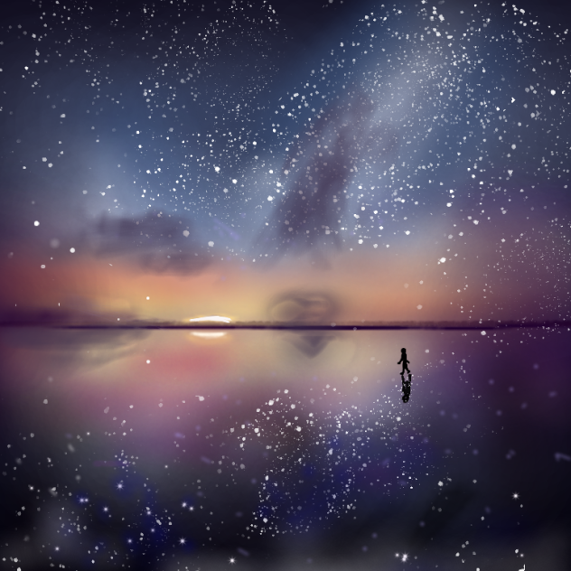 ウユニ塩湖 Ibispaint ウユニ塩湖 Ibispaint