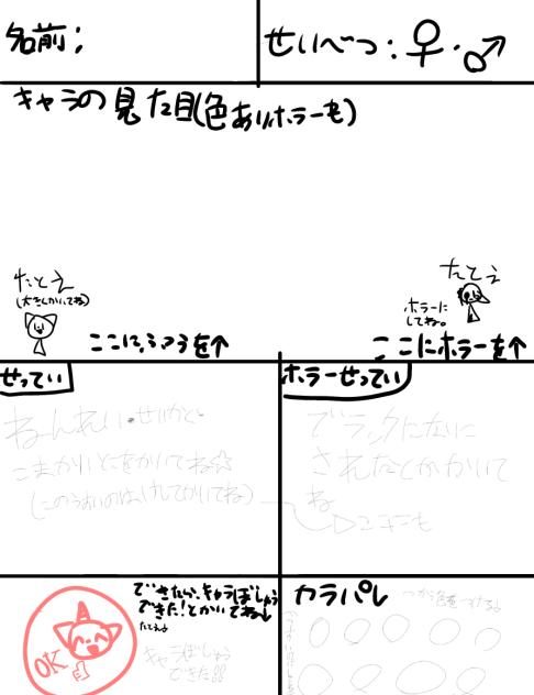 キャラ募‼︎