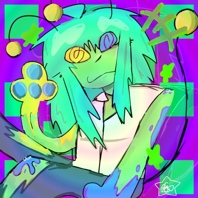 Silly Alien!! (messy art style)