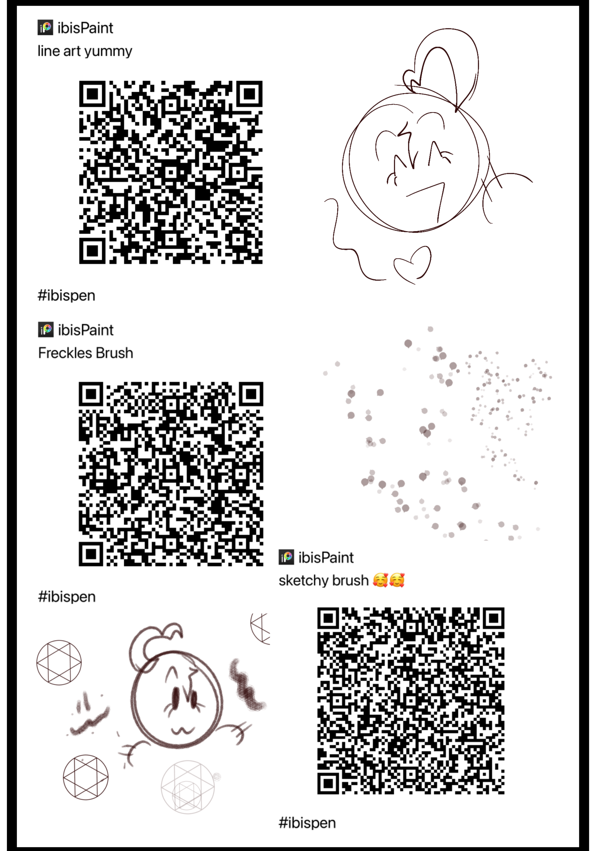 Free to use brushes - ibisPaint