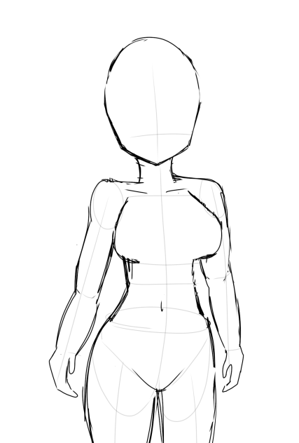 Sketching Human body