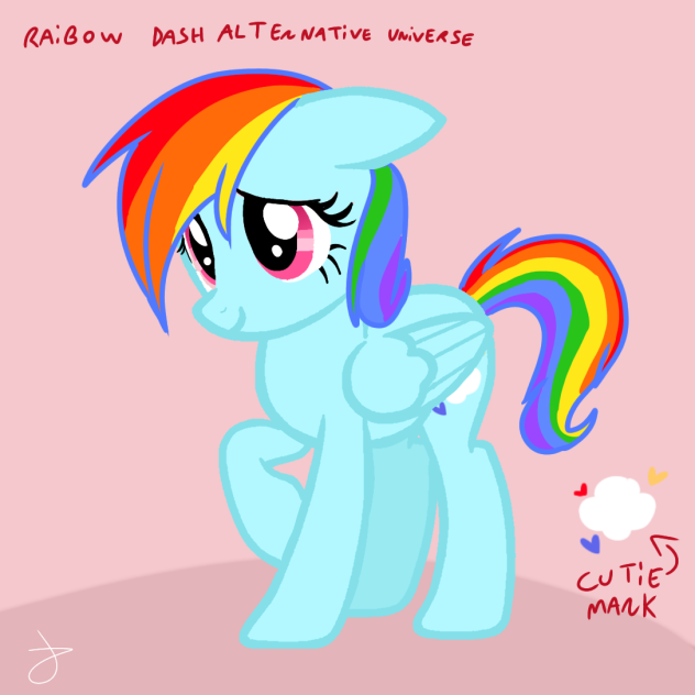 Raimbow Dash alternative universe