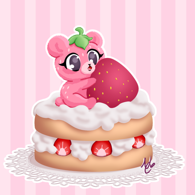 pastelito de fresa