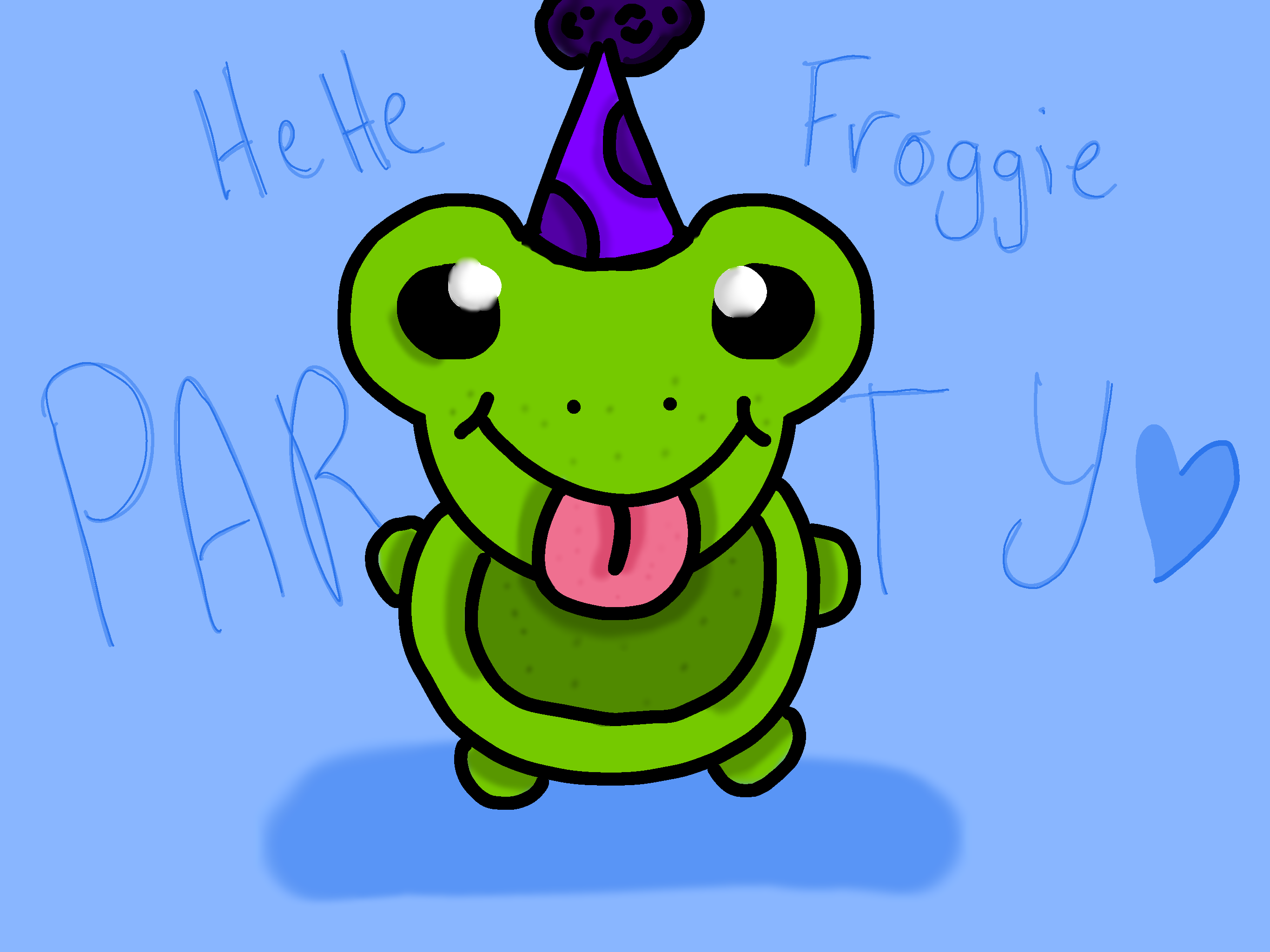FROGGIE PARTYYYYYY - ibisPaint