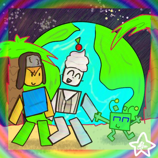 Meet my planet friends (Roblox art style