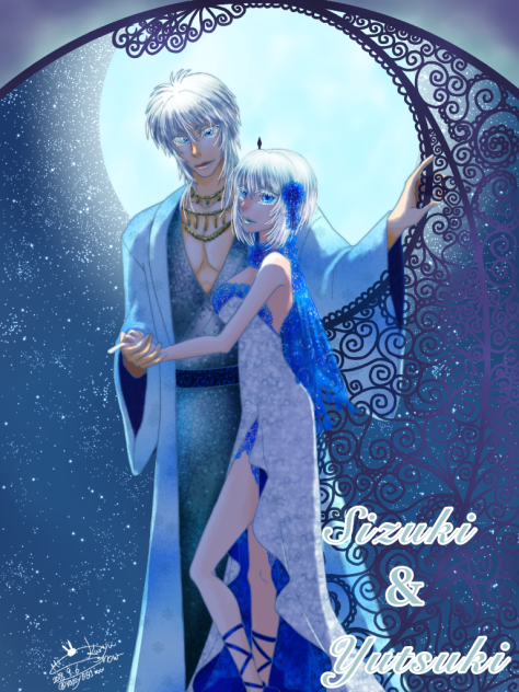 デジ絵0072：静月＆雪月
