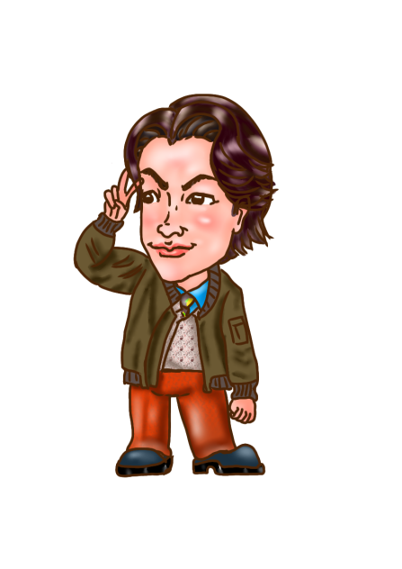 似顔絵 緑黄色社会 穴見真吾
