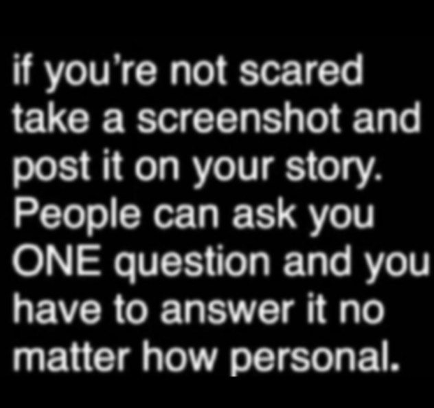 I am scared ☠️