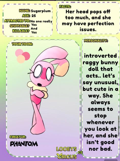 -Sugarplum in Looey’s Circus