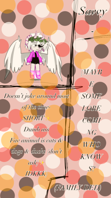 Savvy’s info sheet