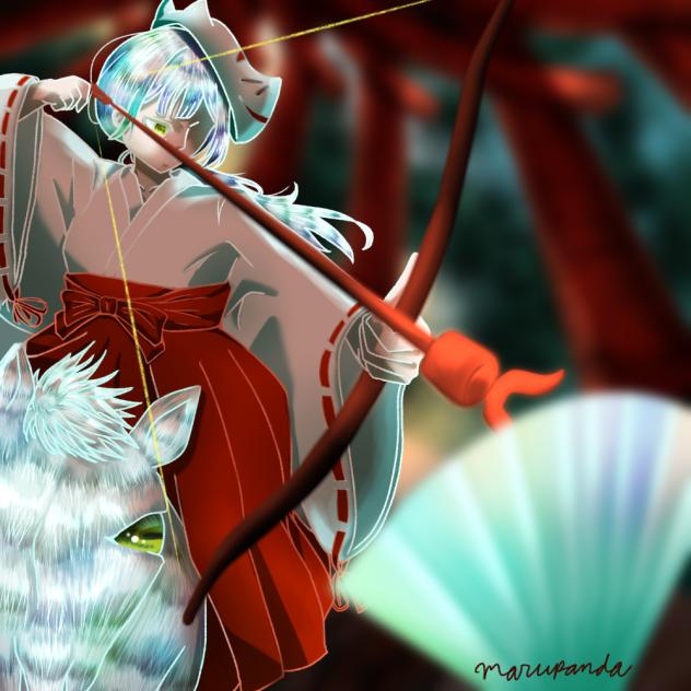 白巫女と馬