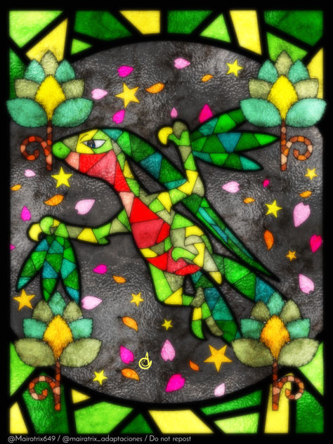 Grovyle ジュプトル (Stained Glass Version)