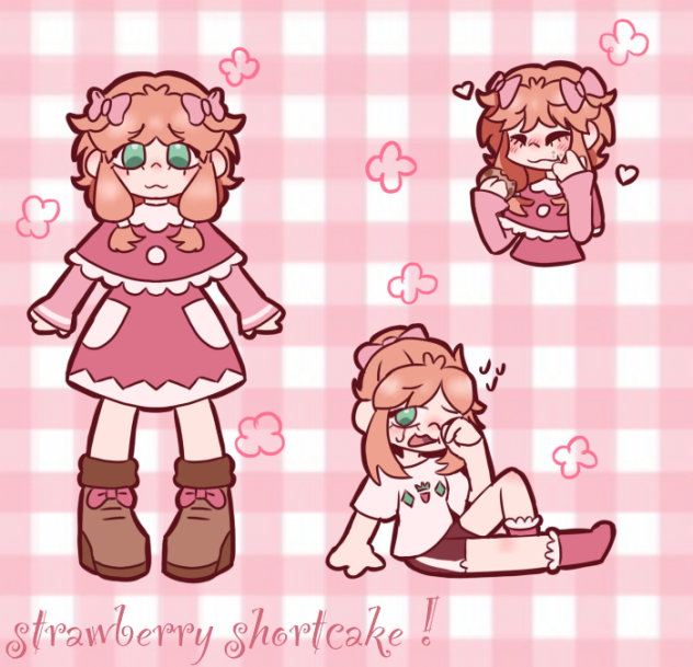 strawberry shortcake (in my style) - ibisPaint