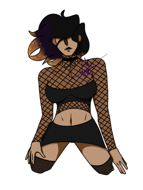 Did a clothing swap with another artist