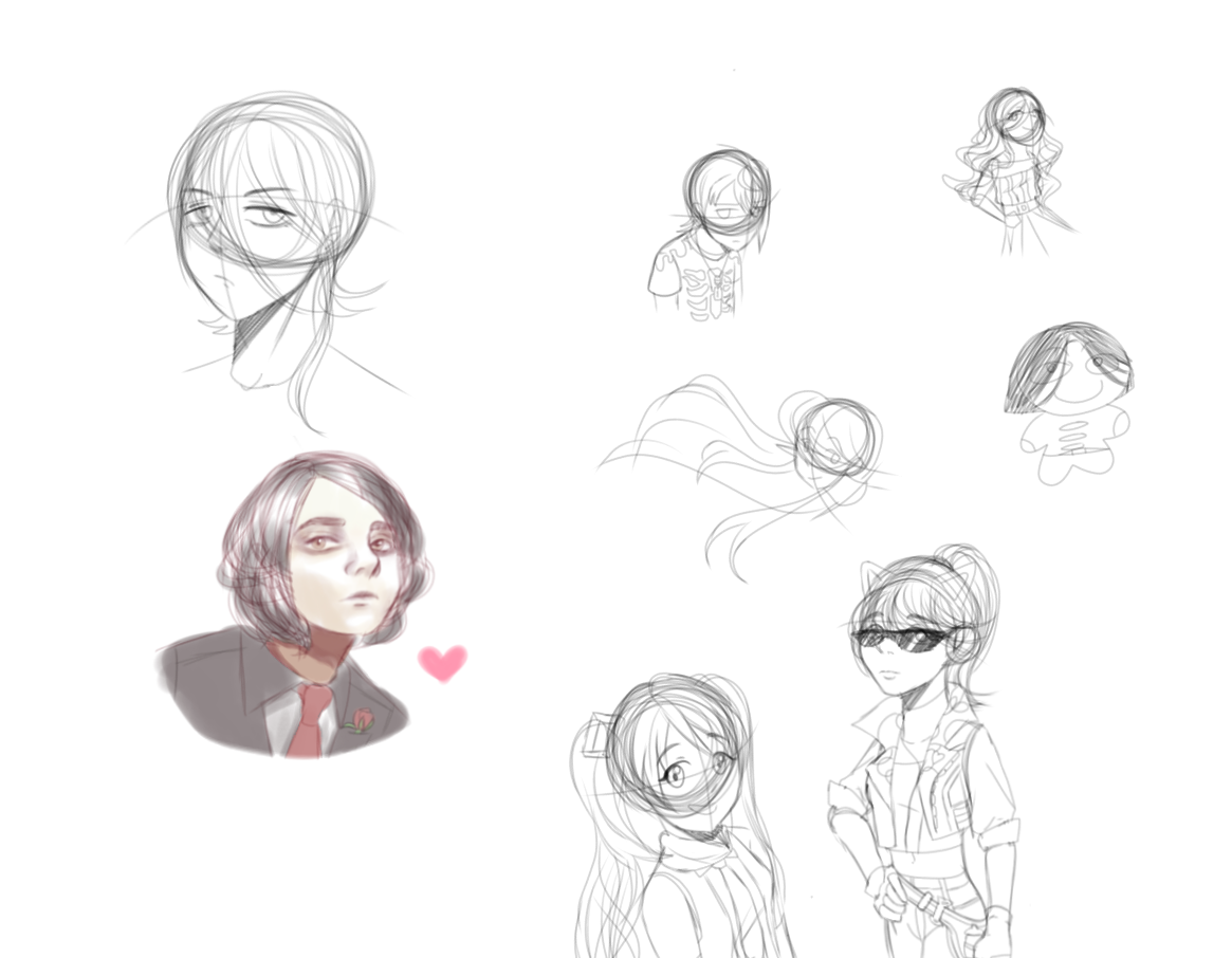 various sketches - ibisPaint