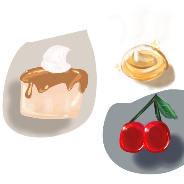 Food🍮🍒 (cinnamon roll)