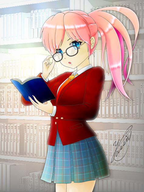Bookish girl