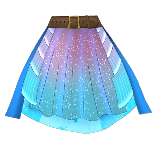 Blue skirt - ibisPaint
