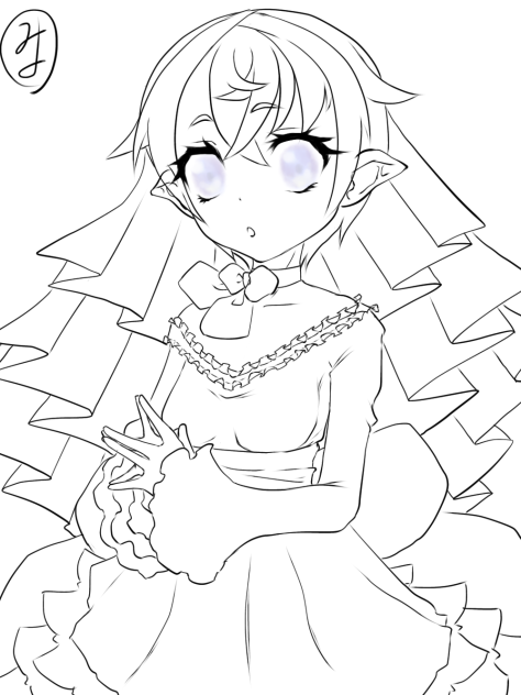 Tricolore line art