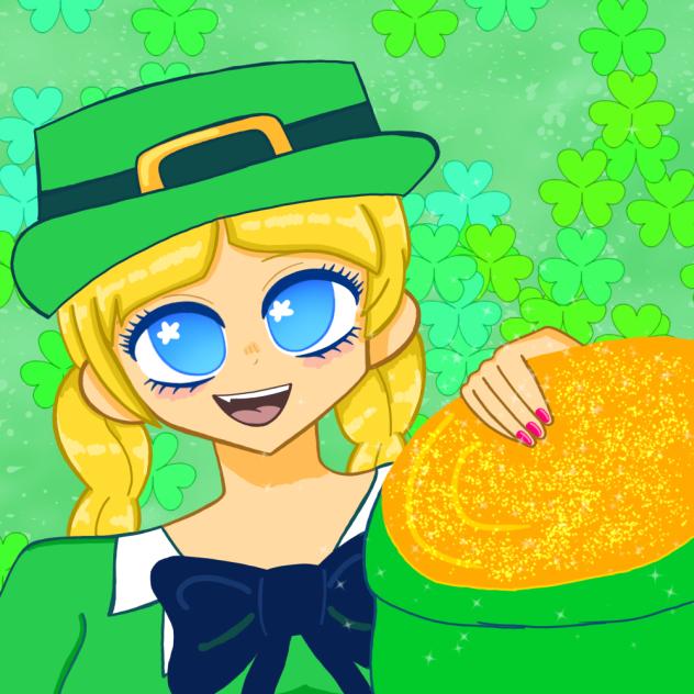 hangy no yokie my oc stay Shamrock gold