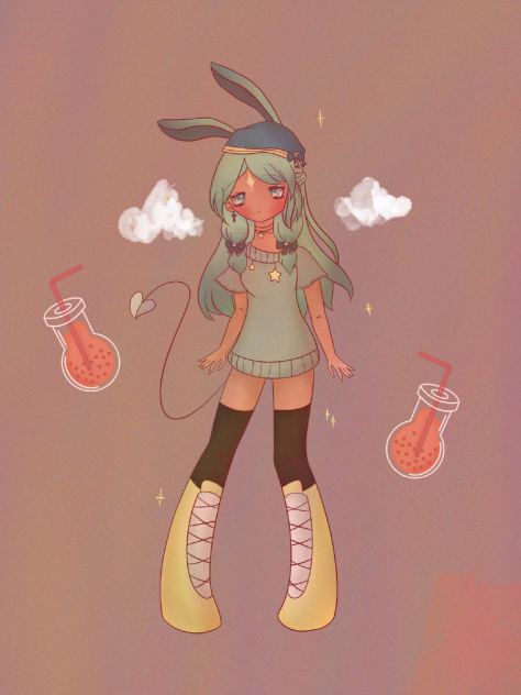 bubble tea - ibisPaint