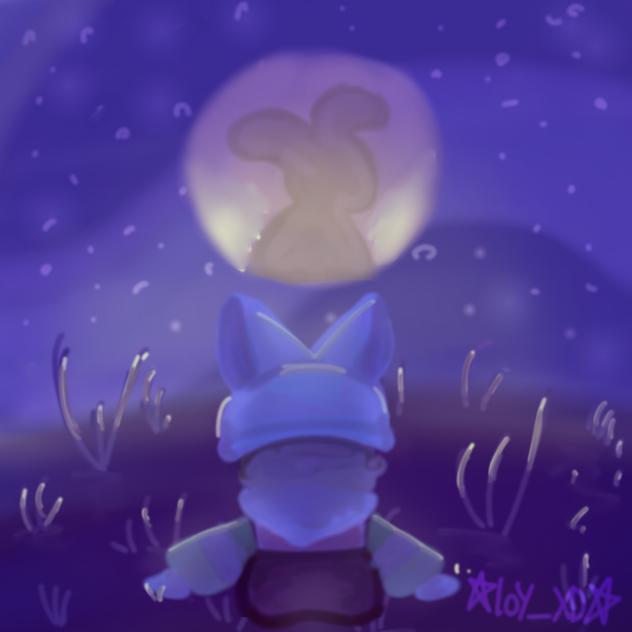the rabbit in the moon