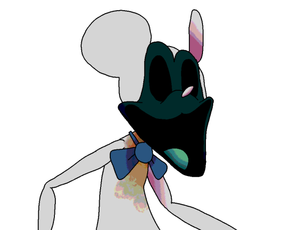 photo-negative Mickey