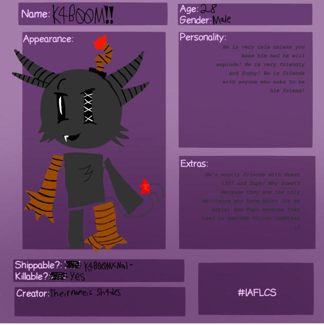 One of my many forsaken ocs! Hehe