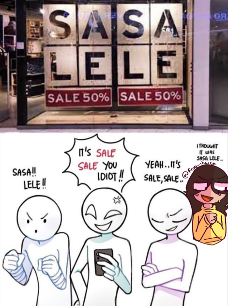 Sale Sale or Sasa Lele Collab