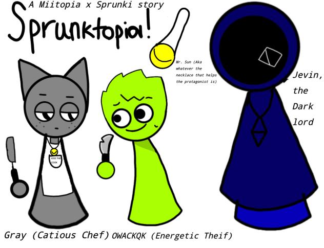 The first Sprunktopia characters!