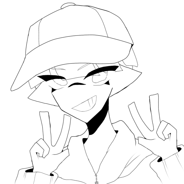 フリーアイコン兼フリー線画