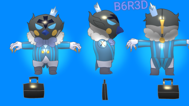 Emperor P - Poses (shading modification)