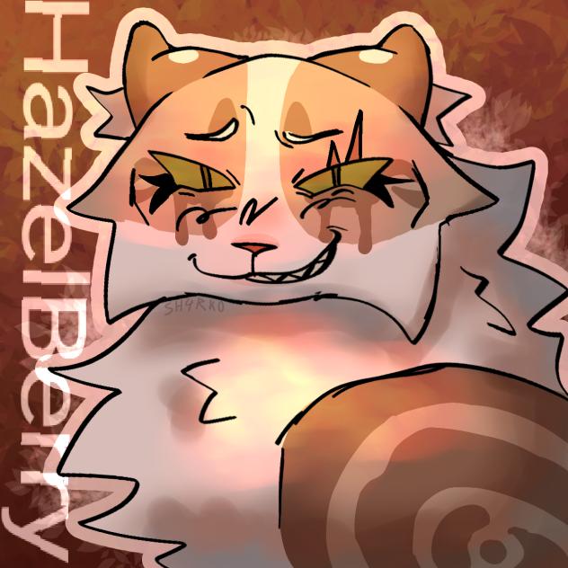 HazelBerry Warrior cat oc