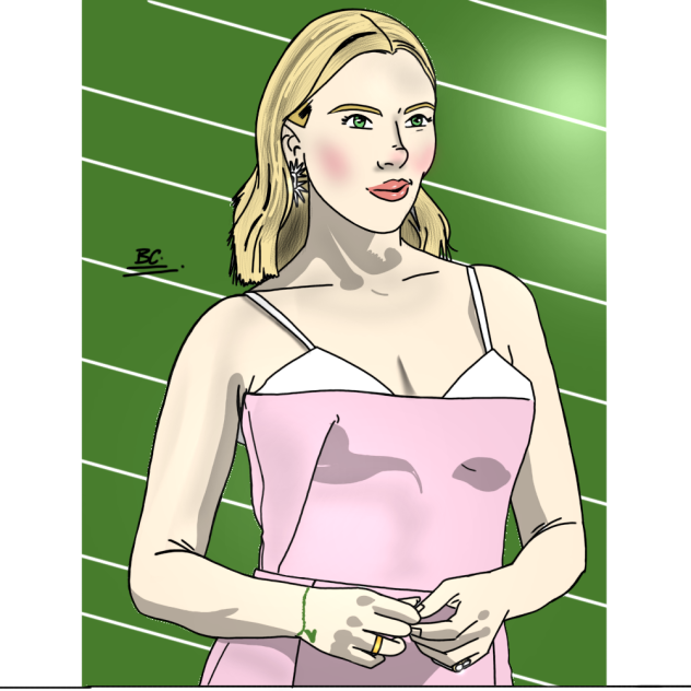 Scarlett Johansson -test- Cartoon