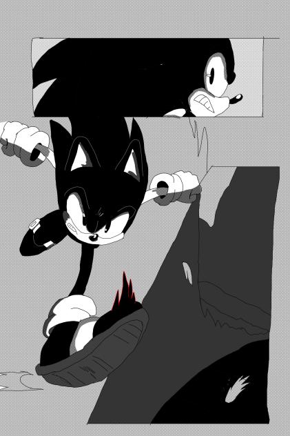 sonic mangá image not by me