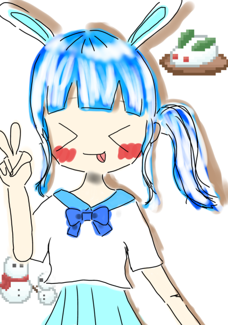 ゆきウサちゃん　へ