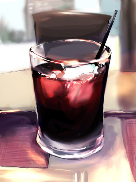 カフェのアイスコーヒー