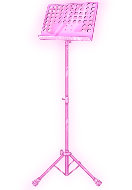 Music Stand Glow in the dark