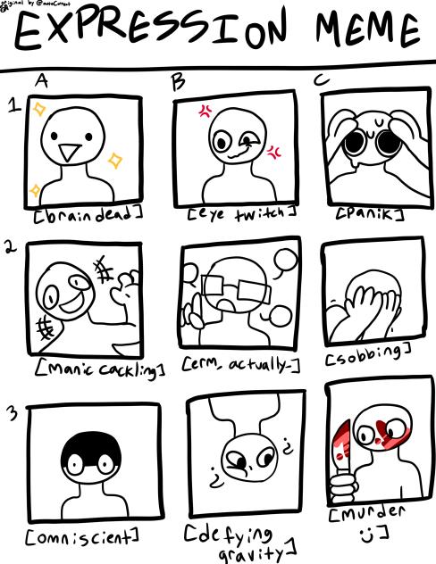 Expression Meme or Collab❓️