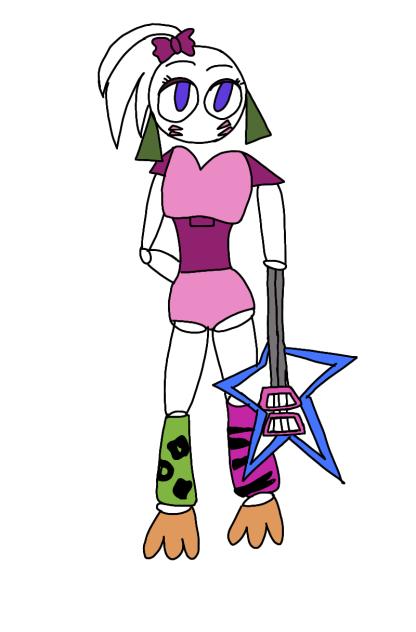 GlamRock Chica as a FPE character