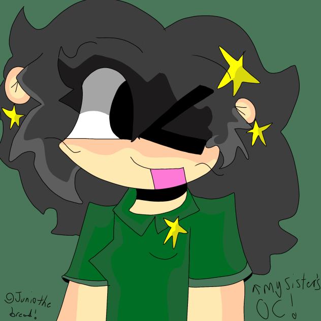 My twin sister's OC pfp!!!