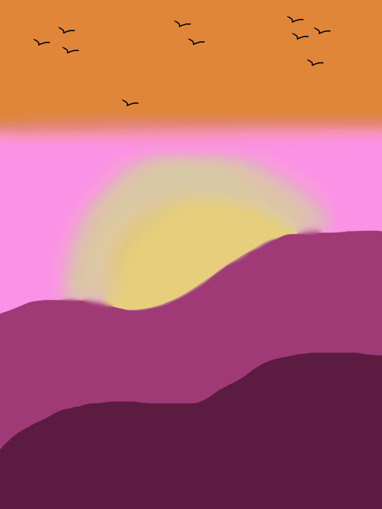 Pretty Sunset 🌅 - ibisPaint