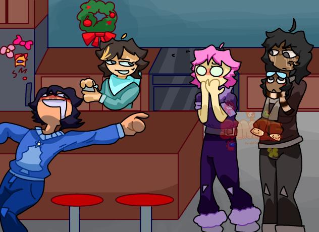 An among is CHRISTMAS FAN ART