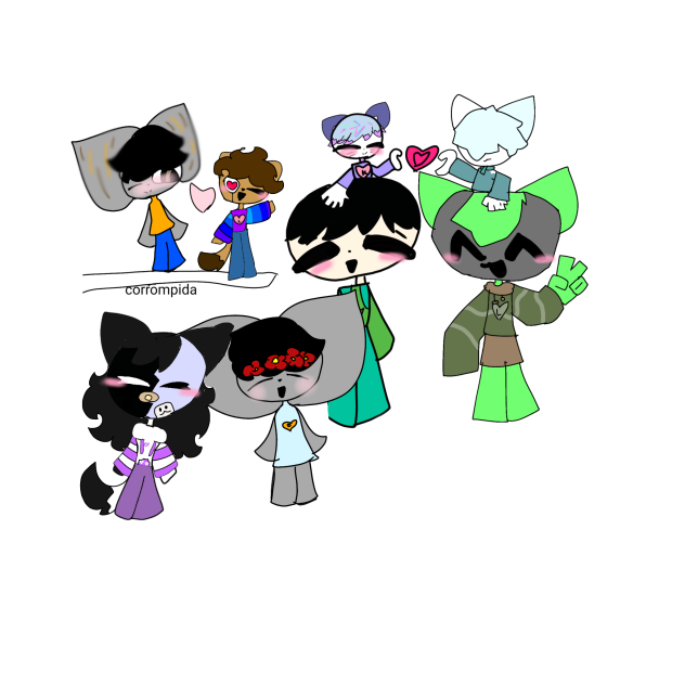 tem 2 casaizinhos no meio 7w7