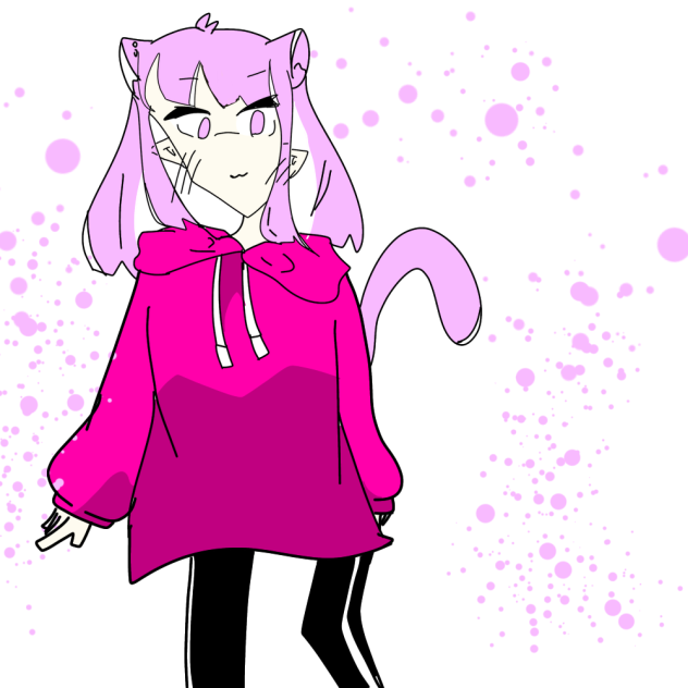 桃猫をイカちゃんにしてみた！