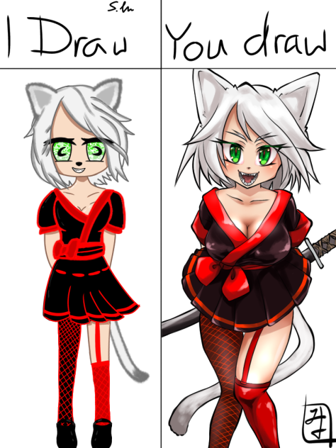 I draw you draw with Sophia