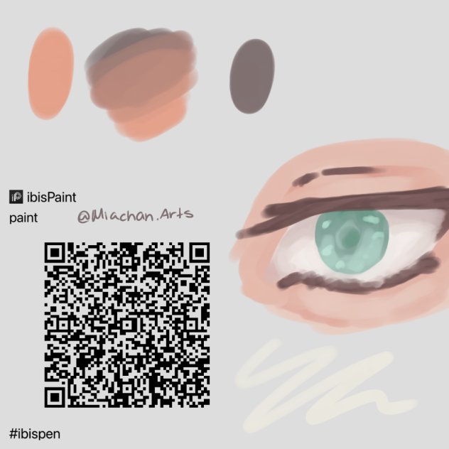 Paint brush QR code
